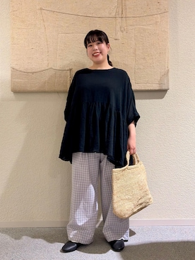 「かぐれ（カグレ）のアイテム」を使った、こもりさん（レディース・146cm）の春コーディネート