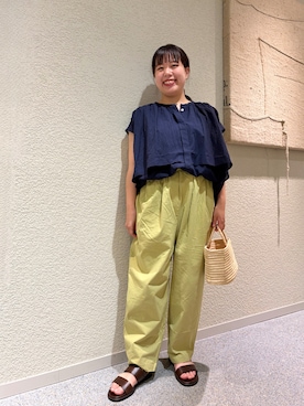 「かぐれ（カグレ）のアイテム」を使った、こもりさん（レディース・146cm）の夏コーディネート