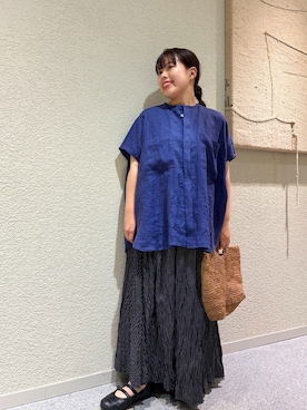 「かぐれ（カグレ）のアイテム」を使った、こもりさん（レディース・146cm）の夏コーディネート