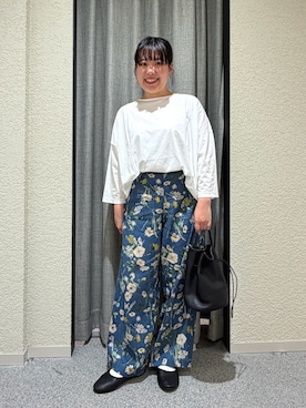 「かぐれ（カグレ）のアイテム」を使った、こもりさん（レディース・146cm）の春コーディネート