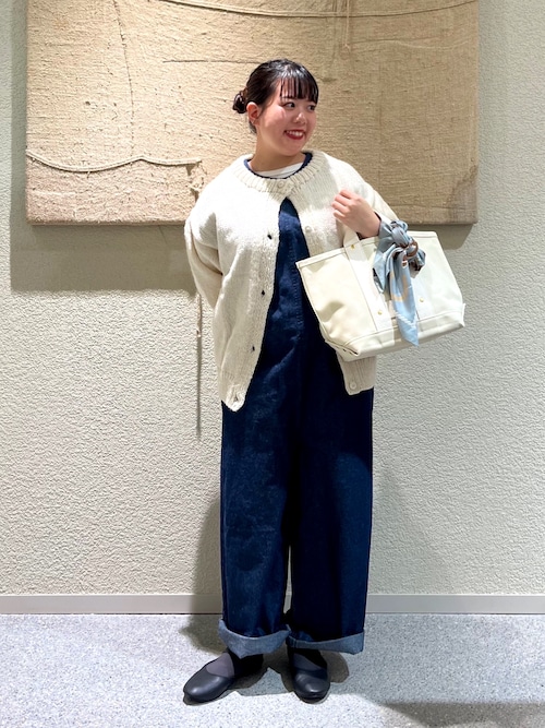 セール】『2サイズ展開』デニムワイドオールインワン（その他パンツ
