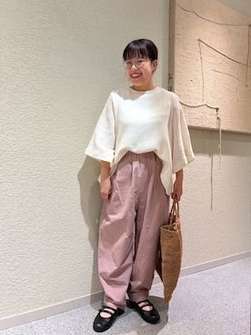 「かぐれ（カグレ）のアイテム」を使った、こもりさん（レディース・146cm）の夏コーディネート