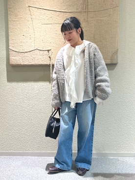 「20代後半」｜こもりさん（レディース・146cm）の冬コーディネート