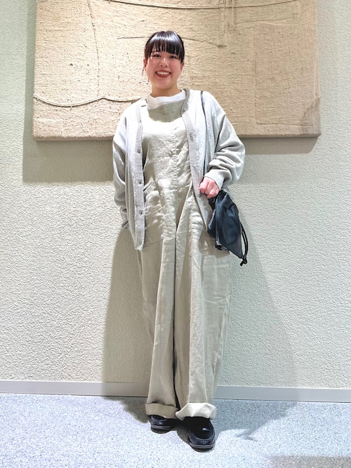 リネンバッククロスサロペット（サロペット/オーバーオール）｜かぐれ