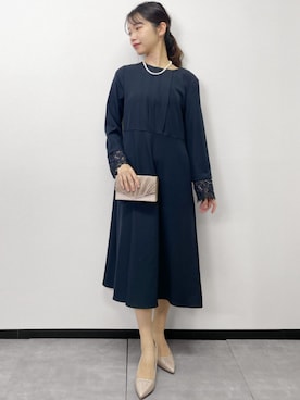 「Flolia（フロリア）のアイテム」を使った、GIRLさん（レディース・163cm）の冬コーディネート