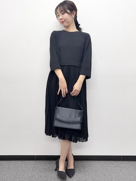 「Flolia（フロリア）のアイテム」を使った、GIRLさん（レディース・158cm）の冬コーディネート