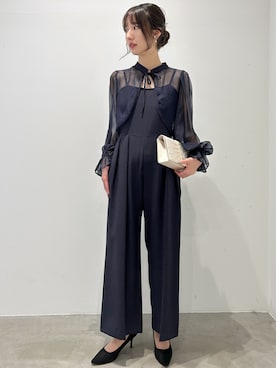 「アイテム（クラッチバッグ）」を使った、GIRLさん（レディース・165cm）の冬コーディネート