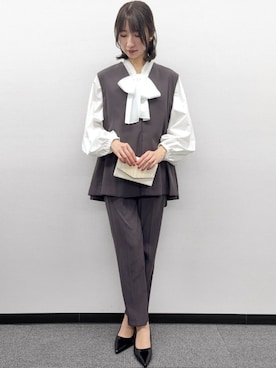 「Flolia（フロリア）のアイテム」を使った、GIRLさん（レディース・165cm）の春コーディネート