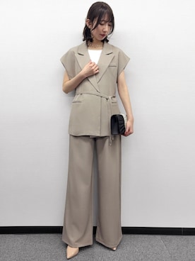 「Flolia（フロリア）のアイテム」を使った、GIRLさん（レディース・165cm）の春コーディネート
