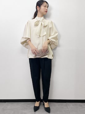 「Flolia（フロリア）のアイテム」を使った、GIRLさん（レディース・163cm）の冬コーディネート