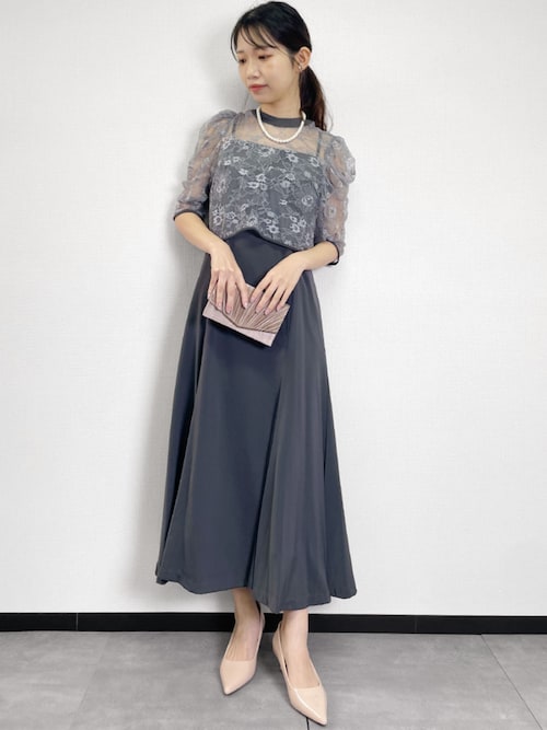 セール】【2WAY 着回しを楽しめる】レースブラウス・マーメイドキャミ