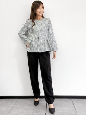 「Flolia（フロリア）のアイテム」を使った、GIRLさん（レディース・165cm）の冬コーディネート