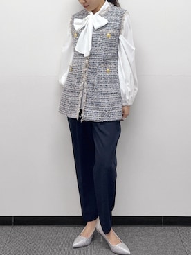 「Flolia（フロリア）のアイテム」を使った、GIRLさん（レディース・155cm）の冬コーディネート