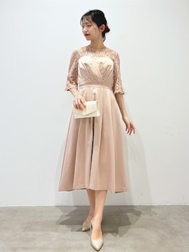 「アイテム（クラッチバッグ）」を使った、GIRLさん（レディース・163cm）の冬コーディネート