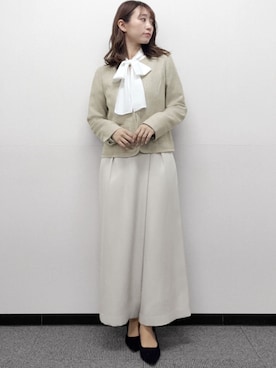 「Flolia（フロリア）のアイテム」を使った、GIRLさん（レディース・160cm）の冬コーディネート