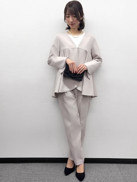 「Flolia（フロリア）のアイテム」を使った、GIRLさん（レディース・165cm）の春コーディネート