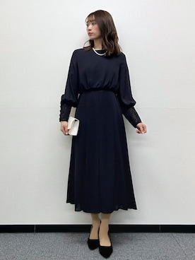 「Flolia（フロリア）のアイテム」を使った、GIRLさん（レディース・160cm）の冬コーディネート