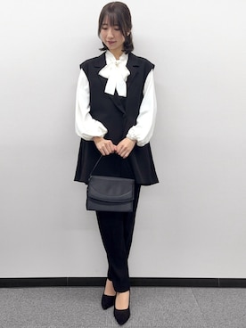 「Flolia（フロリア）のアイテム」を使った、GIRLさん（レディース・165cm）の春コーディネート
