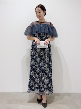 「アイテム（クラッチバッグ）」を使った、GIRLさん（レディース・158cm）の冬コーディネート