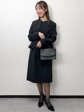 「Flolia（フロリア）のアイテム」を使った、GIRLさん（レディース・158cm）の冬コーディネート