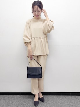 「Flolia（フロリア）のアイテム」を使った、GIRLさん（レディース・158cm）の冬コーディネート