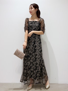 「アイテム（クラッチバッグ）」を使った、GIRLさん（レディース・158cm）の冬コーディネート