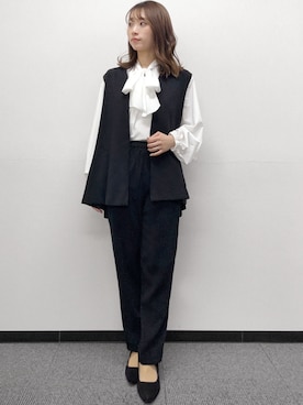 「Flolia（フロリア）のアイテム」を使った、GIRLさん（レディース・160cm）の冬コーディネート