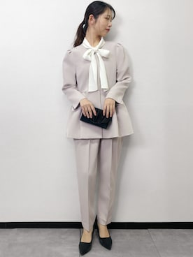 「Flolia（フロリア）のアイテム」を使った、GIRLさん（レディース・163cm）の冬コーディネート