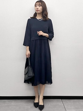 「Flolia（フロリア）のアイテム」を使った、GIRLさん（レディース・160cm）の冬コーディネート