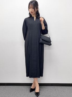 「girl（ガール）の【喪服・礼服用】ブラックフォーマルバッグ セレモニー 卒業式 卒園式 入学式 入園式（ハンドバッグ、ブラック系）」を使った、GIRLさん（レディース・150cm）の夏コーディネート