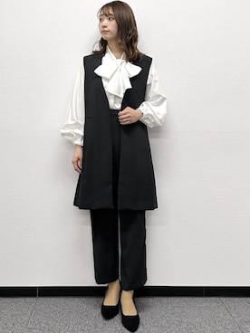 「Flolia（フロリア）のアイテム」を使った、GIRLさん（レディース・160cm）の冬コーディネート