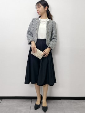 「Flolia（フロリア）のアイテム」を使った、GIRLさん（レディース・163cm）の冬コーディネート