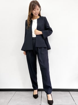 「Flolia（フロリア）のアイテム」を使った、GIRLさん（レディース・165cm）の冬コーディネート