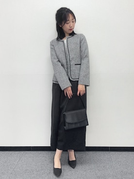 「Flolia（フロリア）のアイテム」を使った、GIRLさん（レディース・158cm）の冬コーディネート