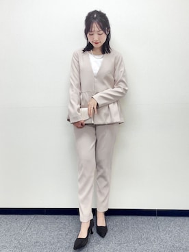 「Flolia（フロリア）のアイテム」を使った、GIRLさん（レディース・158cm）の冬コーディネート