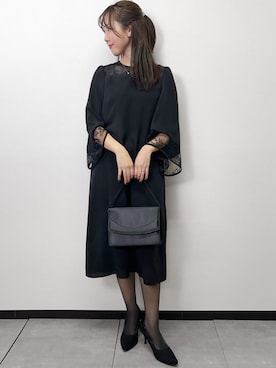 「Flolia（フロリア）のアイテム」を使った、GIRLさん（レディース・158cm）の冬コーディネート