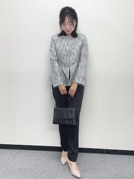 「Flolia（フロリア）のアイテム」を使った、GIRLさん（レディース・158cm）の冬コーディネート