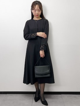 「Flolia（フロリア）のアイテム」を使った、GIRLさん（レディース・158cm）の冬コーディネート