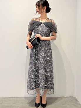 「アイテム（クラッチバッグ）」を使った、GIRLさん（レディース・165cm）の冬コーディネート