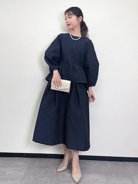 「Flolia（フロリア）のアイテム」を使った、GIRLさん（レディース・163cm）の冬コーディネート