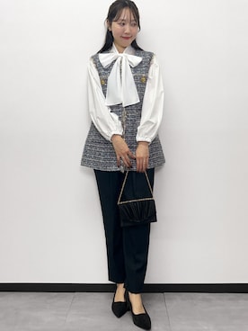 「Flolia（フロリア）のアイテム」を使った、GIRLさん（レディース・158cm）の冬コーディネート