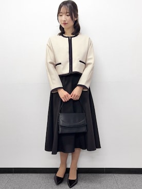 「Flolia（フロリア）のアイテム」を使った、GIRLさん（レディース・165cm）の冬コーディネート