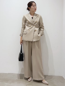 「アイテム（スーツセット）」を使った、GIRLさん（レディース・158cm）の冬コーディネート