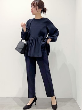 「アイテム（スーツセット）」を使った、GIRLさん（レディース・158cm）の冬コーディネート