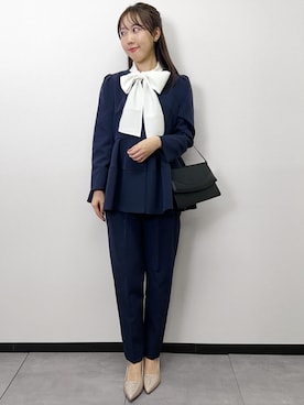 「Flolia（フロリア）のアイテム」を使った、GIRLさん（レディース・158cm）の冬コーディネート