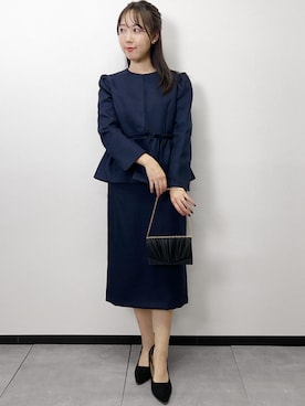 「Flolia（フロリア）のアイテム」を使った、GIRLさん（レディース・158cm）の冬コーディネート