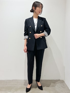 「アイテム（スーツセット）」を使った、GIRLさん（レディース・165cm）の冬コーディネート