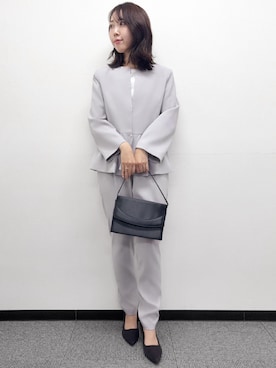 「Flolia（フロリア）のアイテム」を使った、GIRLさん（レディース・158cm）の冬コーディネート