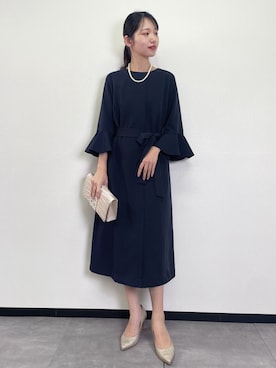 「Flolia（フロリア）のアイテム」を使った、GIRLさん（レディース・163cm）の冬コーディネート