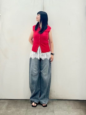 ririkaさん（レディース・160cm）の夏コーディネート